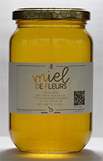 Pot de miel de fleurs