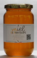 Pot de miel de printemps